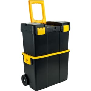Stalwart Stackable Mobile Tool Box for $43