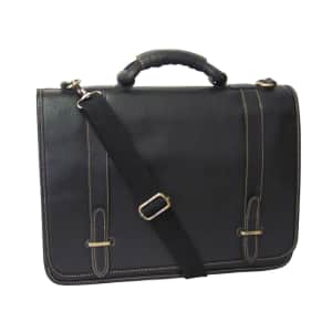 Amerileather Leather Double Slip-In Executive Briefcase for $60 Amerileather Leather Double Slip-In Executive Briefcase for $60