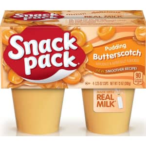 Snack Pack Butterscotch Pudding Cups 4 Count 12-Pack for $7.71 via Sub & Save Snack Pack Butterscotch Pudding Cups 4 Count 12-Pack for $7.71 via Sub & Save