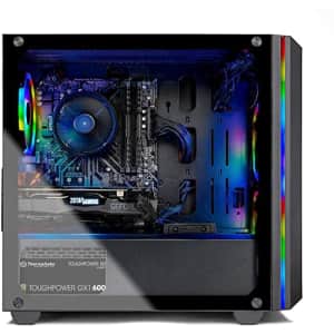 Skytech Chronos Mini Gaming PC Desktop - AMD Ryzen 3 3100, NVIDIA GTX 1660 Super 6GB, 16GB DDR4 for $914