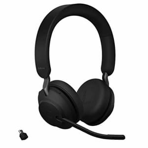 Jabra Evolve2 65 UC Wireless Headphones with Link380c, Stereo, Black Wireless Bluetooth Headset for for $208