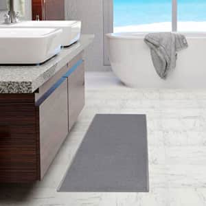 Ottomanson Ottohome Collection Solid Design Runner Rug, 20" X 59", Grey Solid for $13 Ottomanson Ottohome Collection Solid Design Runner Rug, 20" X 59", Grey Solid for $13