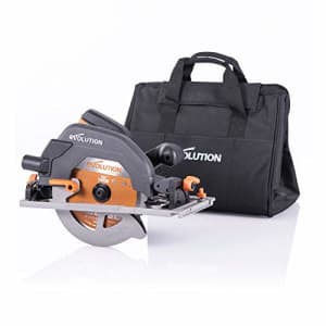 Evolution Power Tools R185CCSX+ 7-1/4" Multi-Material Circular Track Saw Kit w/Carrying Bag for $145