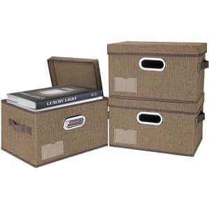 Baleine Collapsible Storage Bin 3-Pack for $17 Baleine Collapsible Storage Bin 3-Pack for $17