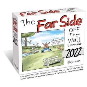 The Far Side 2022 Off-The-Wall Calendar for $8
