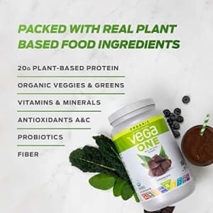 Vega One Organic Meal Replacement Plant Based Protein Powder, Berry - Vegan, Vegetarian, Gluten for $54