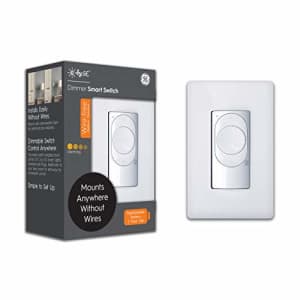 C by GE Wire-Free Smart Dimmer Switch, Bluetooth Dimmer Light Switch, Battery Powered Smart Switch, for $27