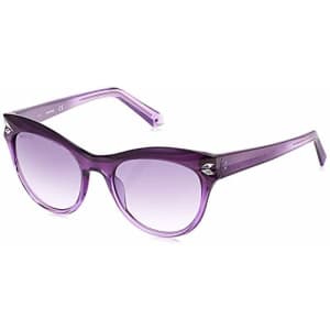 Swarovski Women's Sk0171 SK0171 Cateye Sunglasses, Lilac, 51 mm for $43