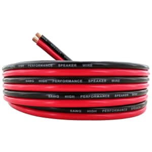 GS Power 50-Foot 8 AWG Copper Clad Aluminum Zip Cord Cable for $34