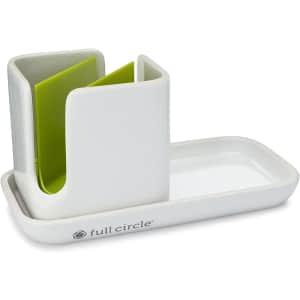Full Circle Stash Ceramic Sink Caddy for $17 Full Circle Stash Ceramic Sink Caddy for $17