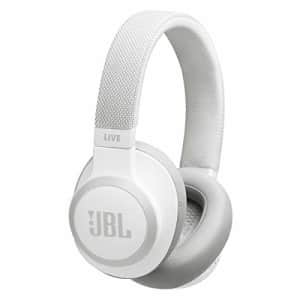 JBL Live 650 BT NC, Around-Ear Wireless Headphone with Noise Cancellation - White for $130 JBL Live 650 BT NC, Around-Ear Wireless Headphone with Noise Cancellation - White for $130