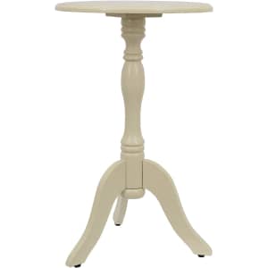 Decor Therapy Simplify Pedestal Accent Table for $35