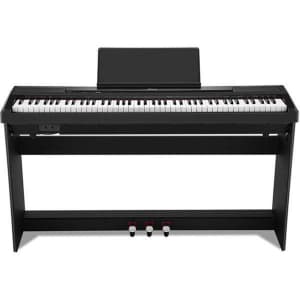 Donner 88-Key Digital Piano with Stand and Pedals for $304 Donner 88-Key Digital Piano with Stand and Pedals for $304