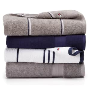 Tommy Hilfiger Modern American Cotton Mix & Match Bath Towel Collection from $3.20 Tommy Hilfiger Modern American Cotton Mix & Match Bath Towel Collection from $3.20