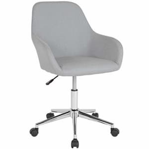 Flash Furniture Cortana Home and Office Mid-Back Chair in Light Gray Fabric for $196 Flash Furniture Cortana Home and Office Mid-Back Chair in Light Gray Fabric for $196