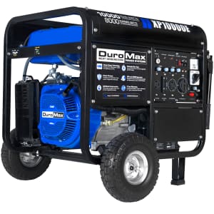 DuroMax 8,000W Portable Electric Start Gas Generator for $679