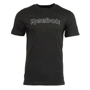Reebok Men's Graphic Short Sleeve Crew T-Shirt for $7