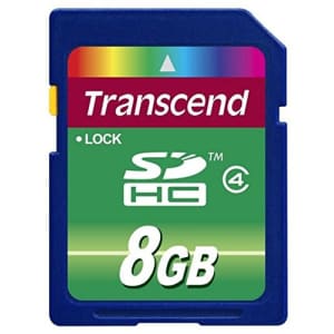 Transcend Vivitar ViviCam 8025 Digital Camera Memory Card 8GB (SDHC) Secure Digital High Capacity Class 4 for $11