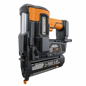 Freeman PE20V2118G Cordless 20V 2-in-1 18 Gauge 2" Nailer and Stapler with Batteries, Case, and for $190