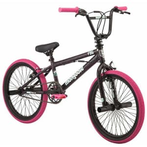 Mongoose FSG BMX Bike, 20" Wheels, Single Speed, Black/Pink for $132