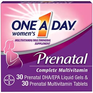 One A Day Women's Prenatal Multivitamin Two Pill Formula, Supplement for Before, During, and Post for $30 One A Day Women's Prenatal Multivitamin Two Pill Formula, Supplement for Before, During, and Post for $30