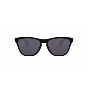 Oakley unisex child Oj9006 Frogskins Xs Sunglasses, Polished Black/Prizm Grey, 53 mm US for $66