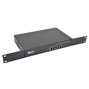 Tripp Lite 5-Port Gigabit Ethernet Switch Rackmount with PoE Metal 1U 10/100/1000Mbps (NG5POE) for $105 Tripp Lite 5-Port Gigabit Ethernet Switch Rackmount with PoE Metal 1U 10/100/1000Mbps (NG5POE) for $105