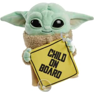Star Wars The Mandalorian Child On Board Grogu Plush for $17