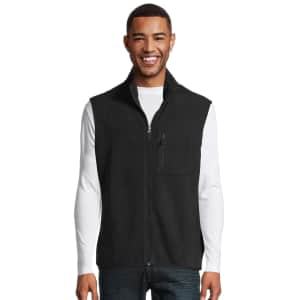 Hanes Men's Fleece Vest for $20