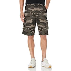 Beverly Hills Polo Club Men's Basic Cargo Shorts Non-Belted, Black Camo 6054A, 30 for $16 Beverly Hills Polo Club Men's Basic Cargo Shorts Non-Belted, Black Camo 6054A, 30 for $16