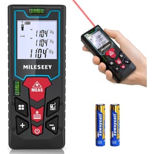 Mileseey 131' Laser Measure for $13
