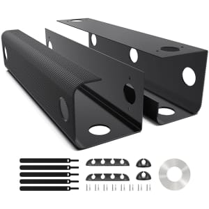 Delamu Under Desk Cable Management Tray 2-Pack for $16 Delamu Under Desk Cable Management Tray 2-Pack for $16