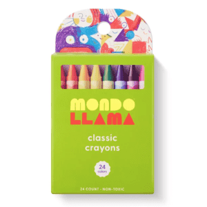 Mondo Llama 24-Count Crayons for 25 cents