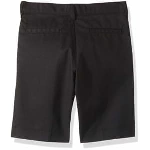 Dickies Boys' Big Flexwaist Flat Front Shorts, Black, 20 Husky for $14