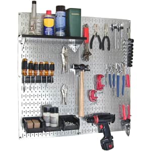 Wall Control Galvanized Steel Pegboard Tool Organizer Kit for $86