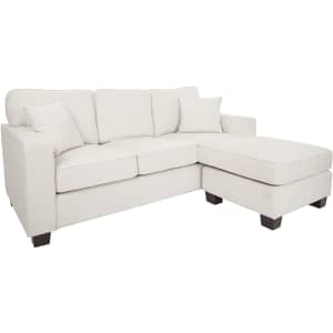 OSP Designs Russell Reversible Sectional Sofa w/ 2 Pillows for $579