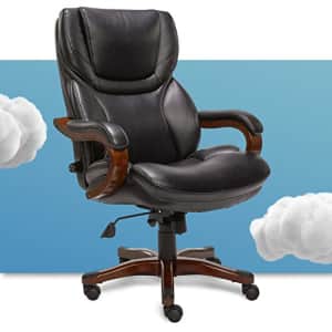 Serta Bonded Leather Big & Tall Executive Chair, Brainstorm Black, 46859 for $354