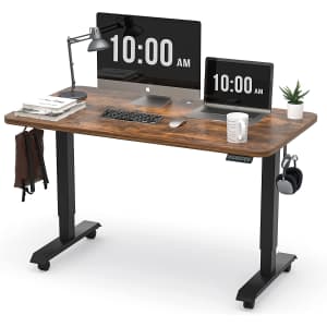 Monomi 48x24" Electric Adjustable Standing Desk for $212