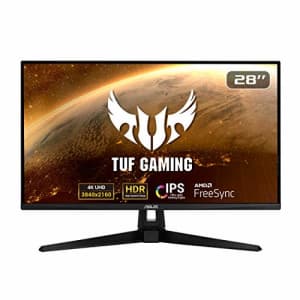 ASUS TUF Gaming VG289Q1A 28 HDR Monitor, 4K UHD (3840 x 2160), IPS, Adaptive-Sync/FreeSync, Eye for $289