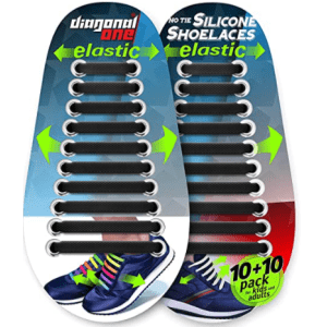 Diagonal One No Tie Shoelaces for $8 Diagonal One No Tie Shoelaces for $8