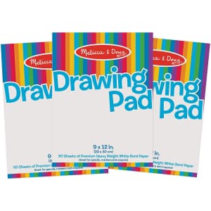Melissa & Doug Drawing Paper Pad Bundle 3-Pack for $10 Melissa & Doug Drawing Paper Pad Bundle 3-Pack for $10