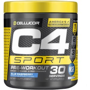 Cellucor C4 Sport Pre Workout Powder 30-Serving Tub for $11
