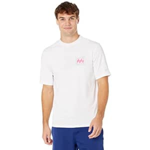 Billabong Men's Standard Classic Loose Fit Long Sleeve Rashguard Surf Tee Shirt, White Crayon Wave, for $28