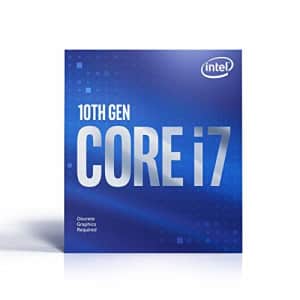 Intel Core i7-10700F Desktop Processor 8 Cores up to 4.8 GHz Without Processor Graphics LGA1200 for $357 Intel Core i7-10700F Desktop Processor 8 Cores up to 4.8 GHz Without Processor Graphics LGA1200 for $357