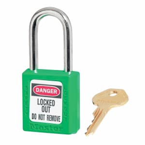 Master Lock Lockout Tagout Safety Padlock for $9