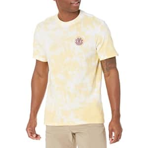 Element Men's Seal Short Sleeve Tee Shirt, Cream Gold BP TD, S for $19