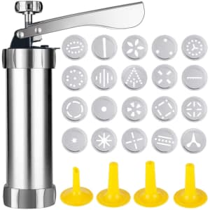 Cqing Stainless Steel Cookie Press for $10 Cqing Stainless Steel Cookie Press for $10
