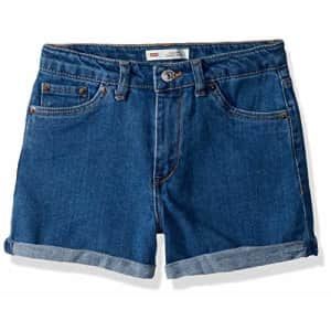 Levi's Girls' Big High Rise Denim Shorty Shorts, Richards, 8 for $23 Levi's Girls' Big High Rise Denim Shorty Shorts, Richards, 8 for $23