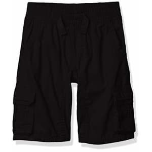 Southpole - Kids Boys' Little Belted Mini Canvas Cargo Shorts in, Black Elastic, Small for $13 Southpole - Kids Boys' Little Belted Mini Canvas Cargo Shorts in, Black Elastic, Small for $13