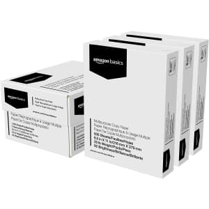 Amazon Basics Multipurpose Copy Printer Paper 3-Ream Case for $15 via Sub & Save Amazon Basics Multipurpose Copy Printer Paper 3-Ream Case for $15 via Sub & Save